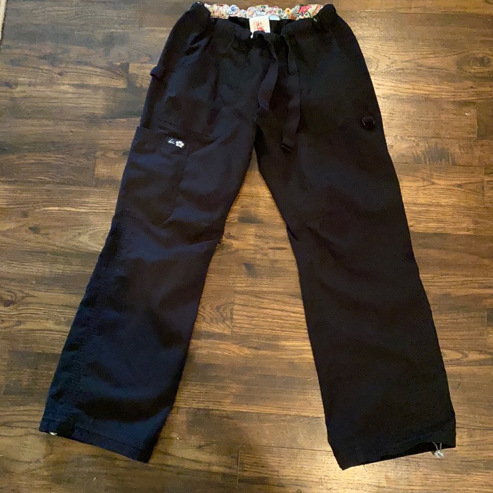 Koi cargo style scrub pants